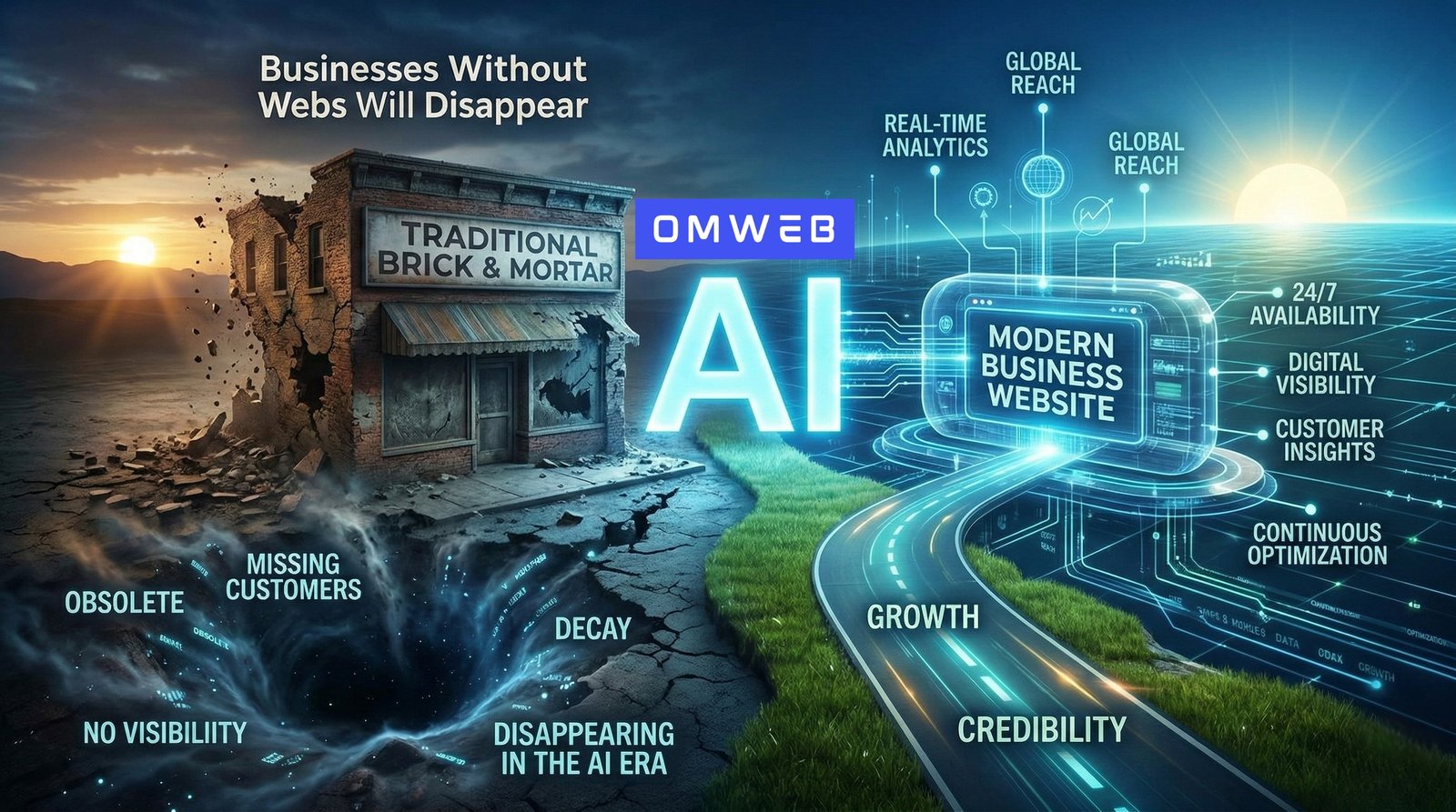 Why Businesses Without Websites Will Struggle in the AI Era