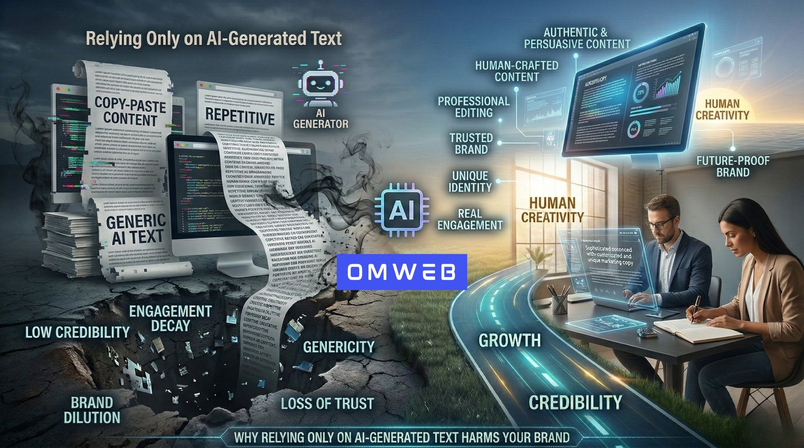 Why Overusing AI-Generated Text Can Harm Your Business